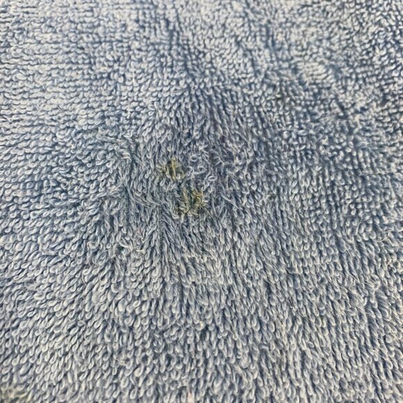 Set of Two Vintage Cannon Mills Pure Cotton Blue Floral Hand Towels Retro USA - Picture 6 of 6